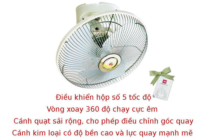 Quạt đảo trần KDK M40R