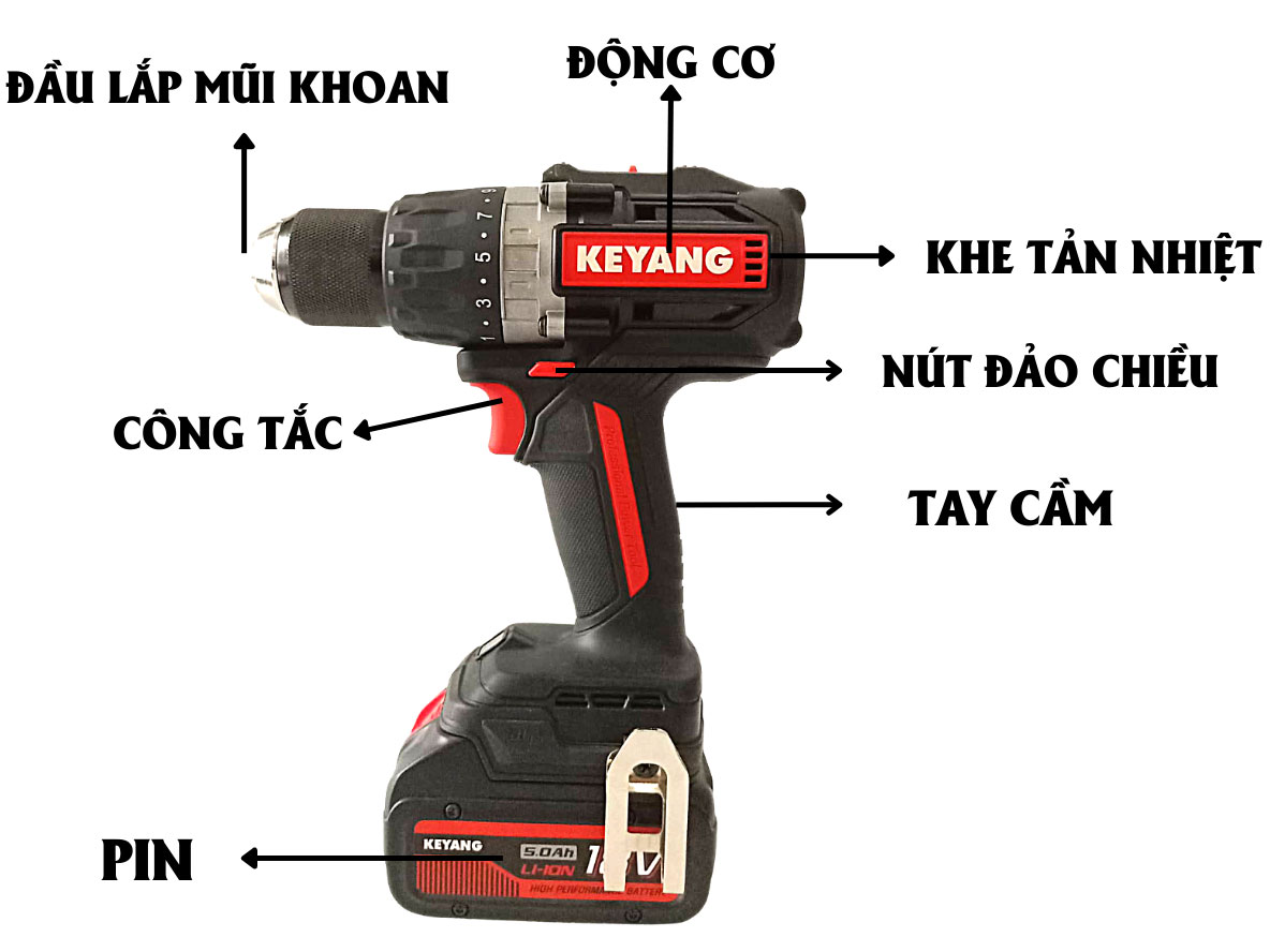 Cấu tạo Keyang DM20BLH-100E 