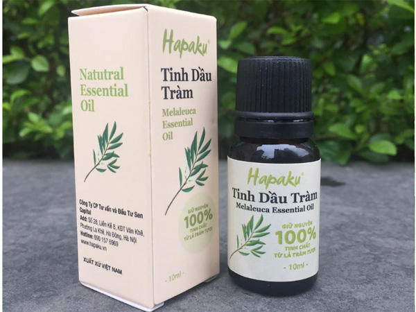 Tinh dầu tràm tự nhiên nguyên chất Hapaku 10ml