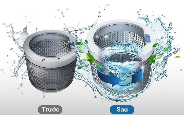 Chế độ giặt nhanh giúp tiết kiệm thời gian, năng lượng