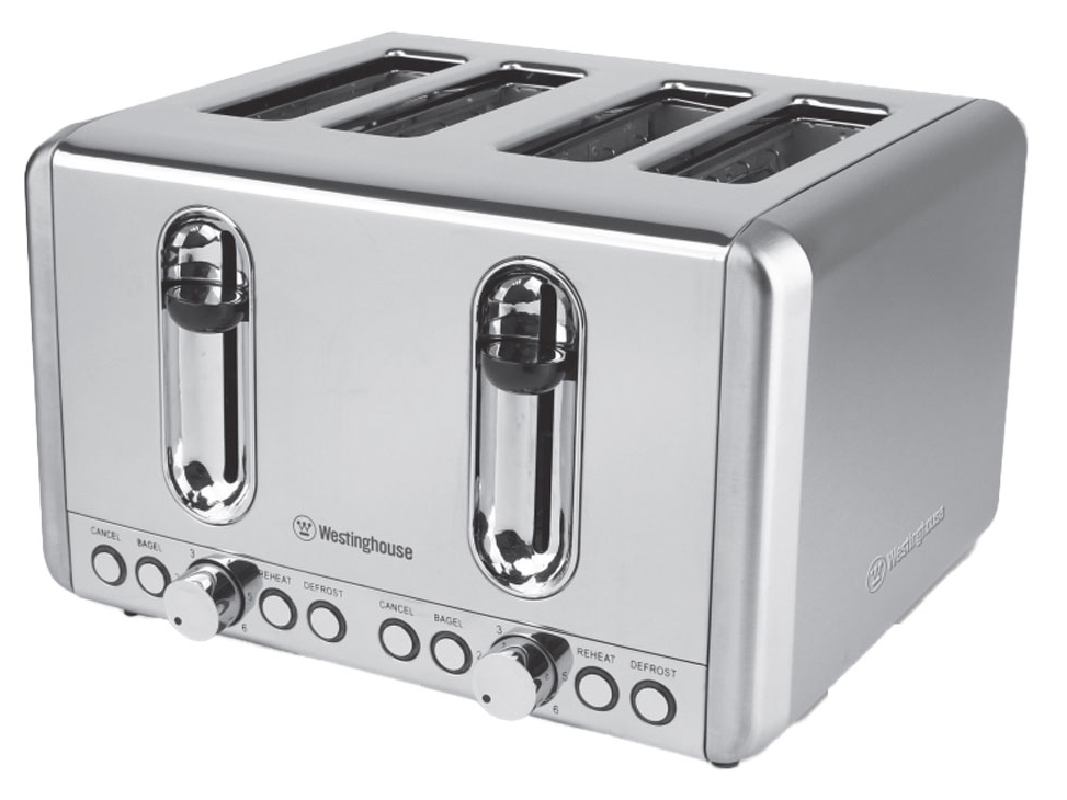 Máy nướng bánh mì 4 lát Westinghouse WKTT010