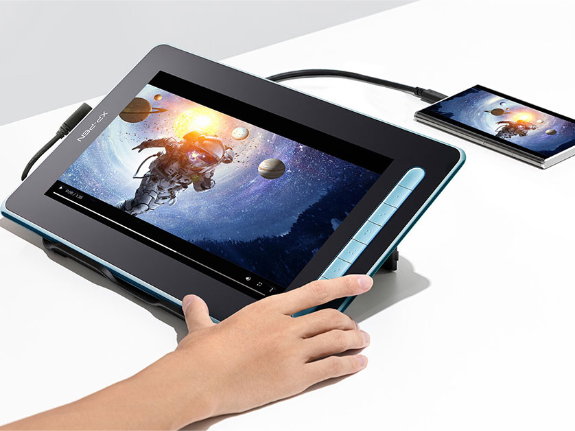 Bảng vẽ màn hình XP-Pen Artist 16 Gen 2 Chip X3 Android 127% SRGB cảm ứng nghiêng