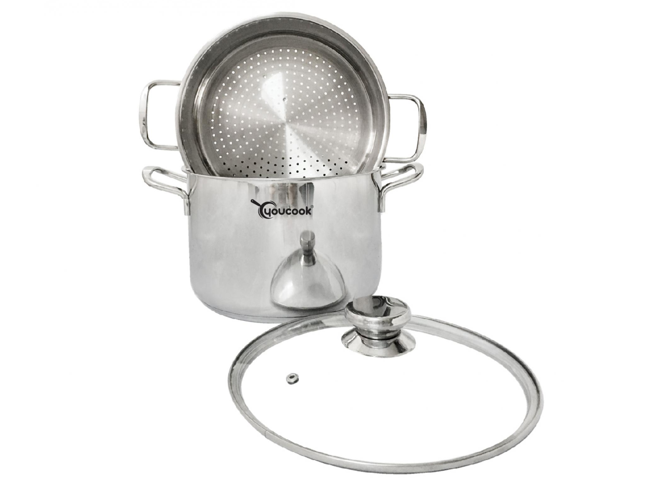 Bộ nồi xửng inox 3 đáy Youcook YCST24-3LR