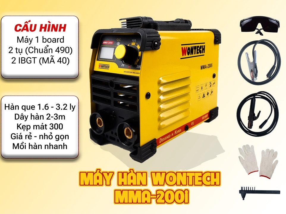 Máy hàn Wontech MMA-200i