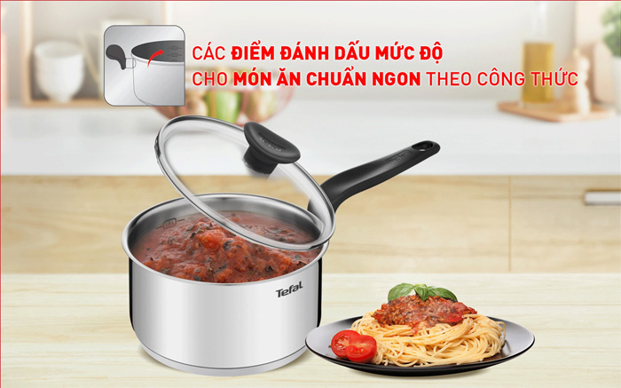 Lòng nồi có thang đo dung tích tiện lợi