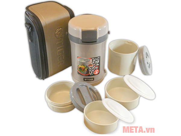 Cặp lồng cơm Tiger LWU-F200 - 4 ngăn