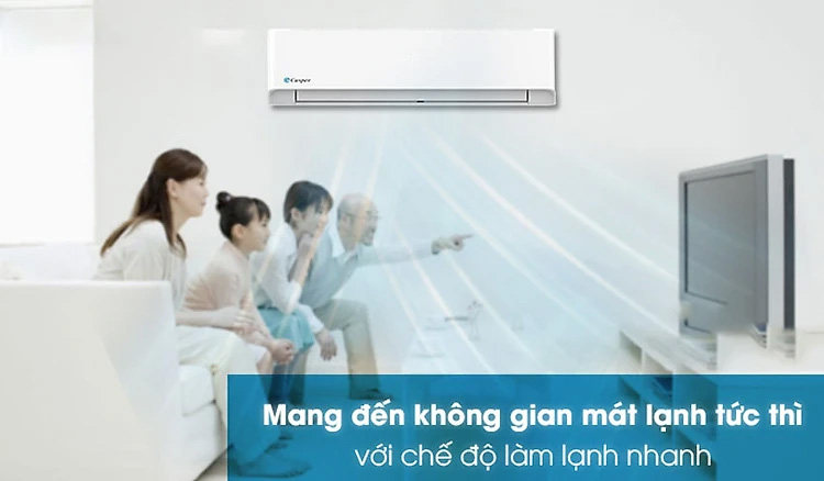 Điều hòa 1 chiều Casper LC 09FS33 trang bị chức năng Super có khả năng làm lạnh nhanh