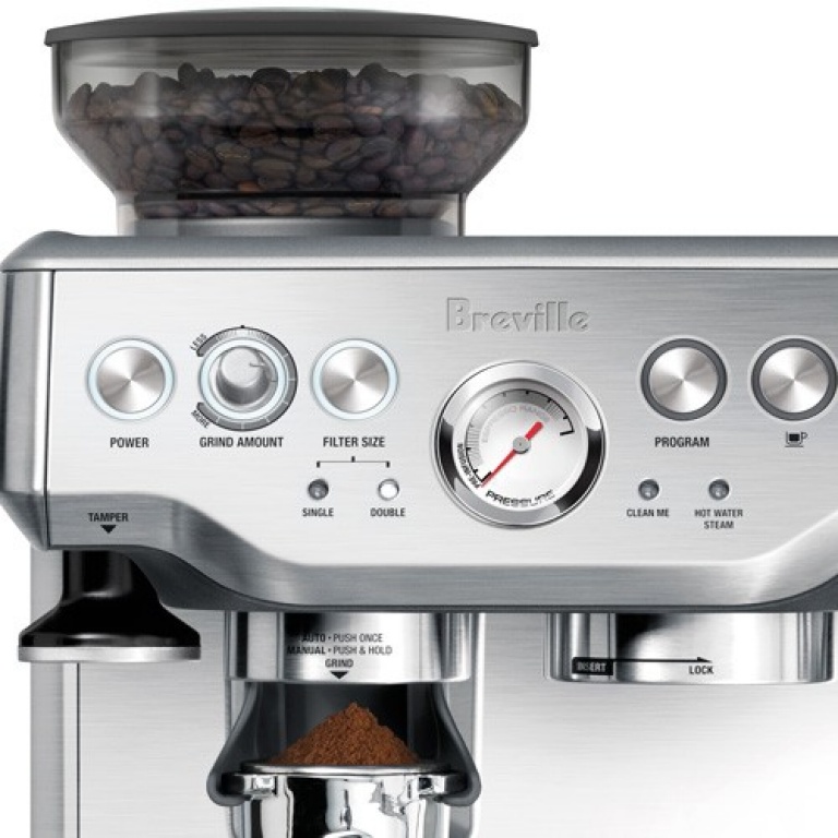 Máy pha cà phê Breville BES878BSS ứng dụng công nghệ pha chế hiện đại