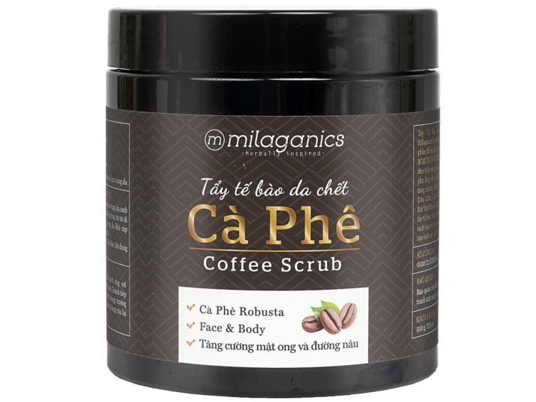 Tẩy tế bào chết toàn thân Milaganics Coffee Scrub 200g