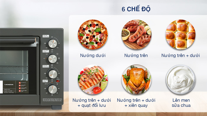 Toshiba TL-MC40EZF(GR) 40 lít tích hợp 6 chức năng nướng khác nhau