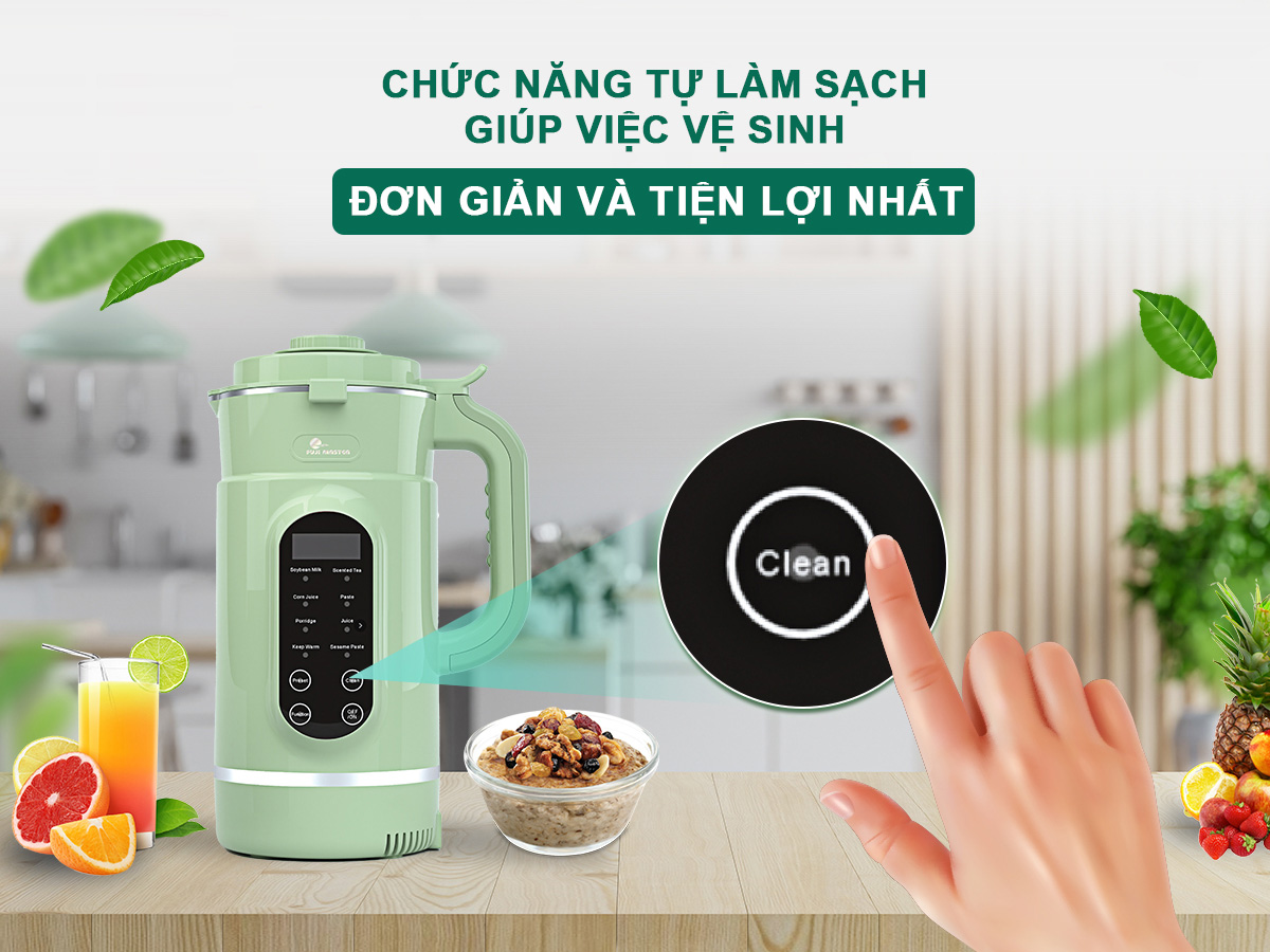 Khả năng tự làm sạch tiện lợi