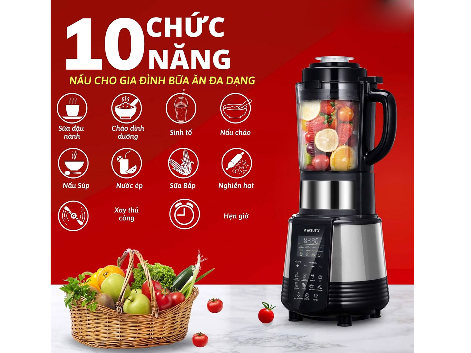 Máy xay nấu sữa hạt 