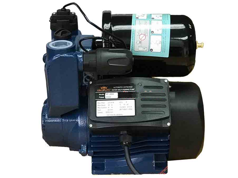 Máy bơm nước tăng áp tự mồi 200W Kingpump KP-200A