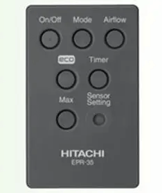 Máy lọc không khí Hitachi EP-PZ50J(240WH) có đi kèm điều khiển từ xa