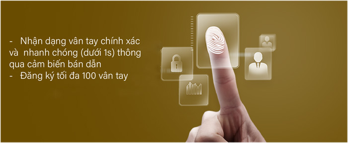 Khả năng nhận diện vân tay chỉ trong 1 giây