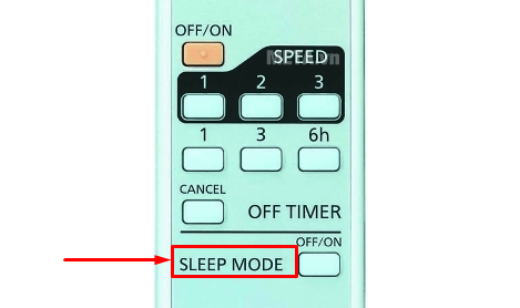 Quạt trần KDK M56PR có chế độ ngủ Sleep Mode