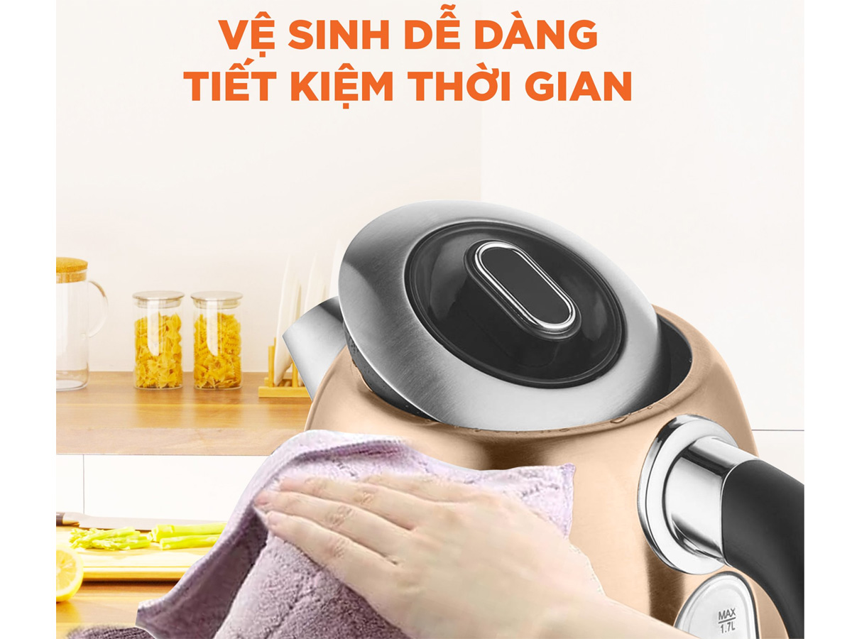 Vệ sinh dễ dàng 