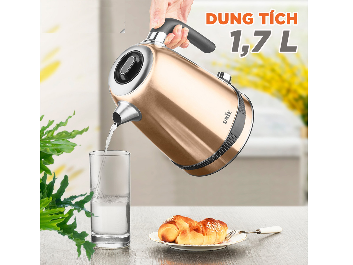 Dung tích là 1,7 lít