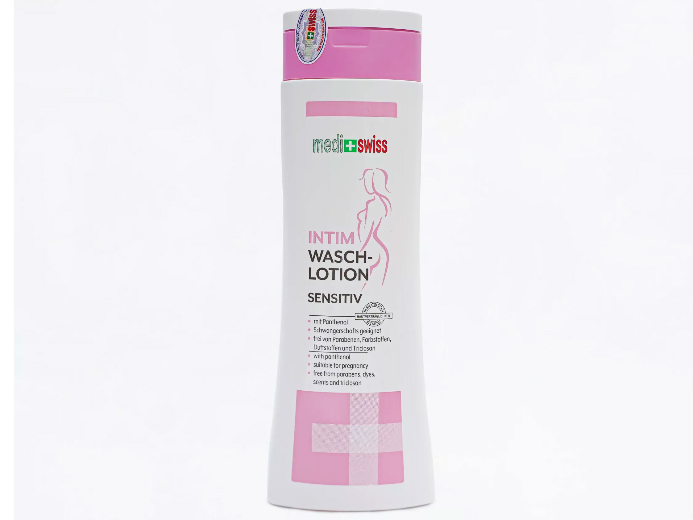Dung dịch vệ sinh phụ nữ Medi+Swiss Itim Wasch Lotion Sensitiv