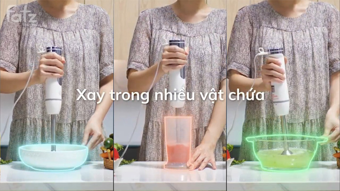 Dễ dàng sử dụng trong nhiều ca đựng khác nhau 