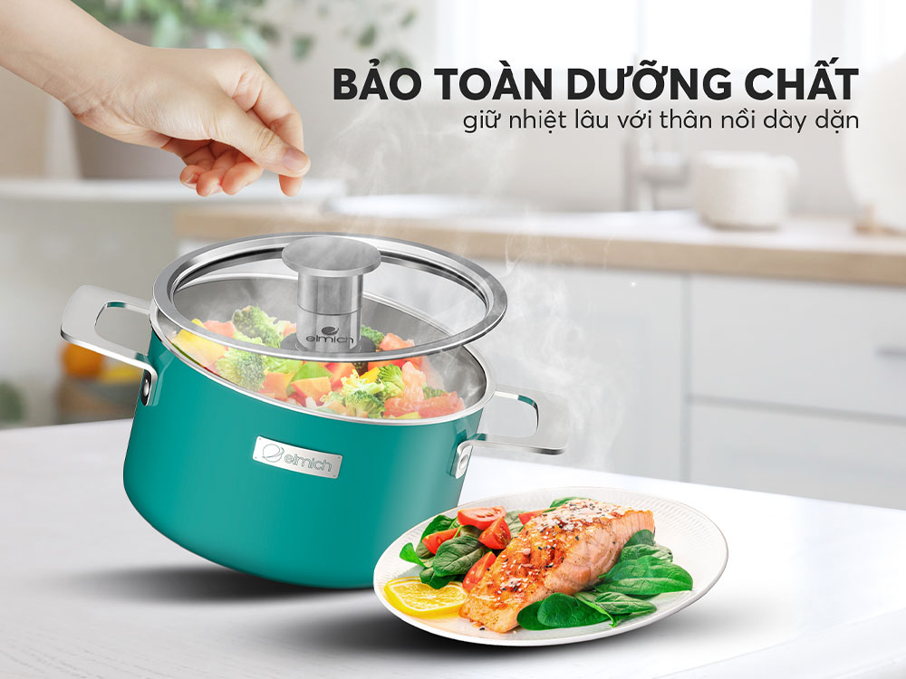 Bộ nồi inox 5 chiếc