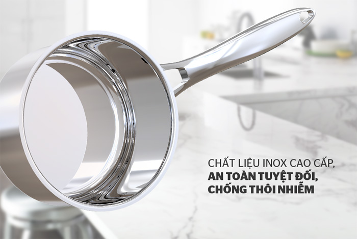 Toàn bộ sản phẩm được làm từ inox cao cấp