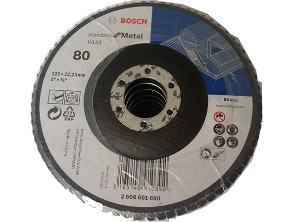 Đĩa nhám xếp P80 Bosch 2608601690 (125mm)