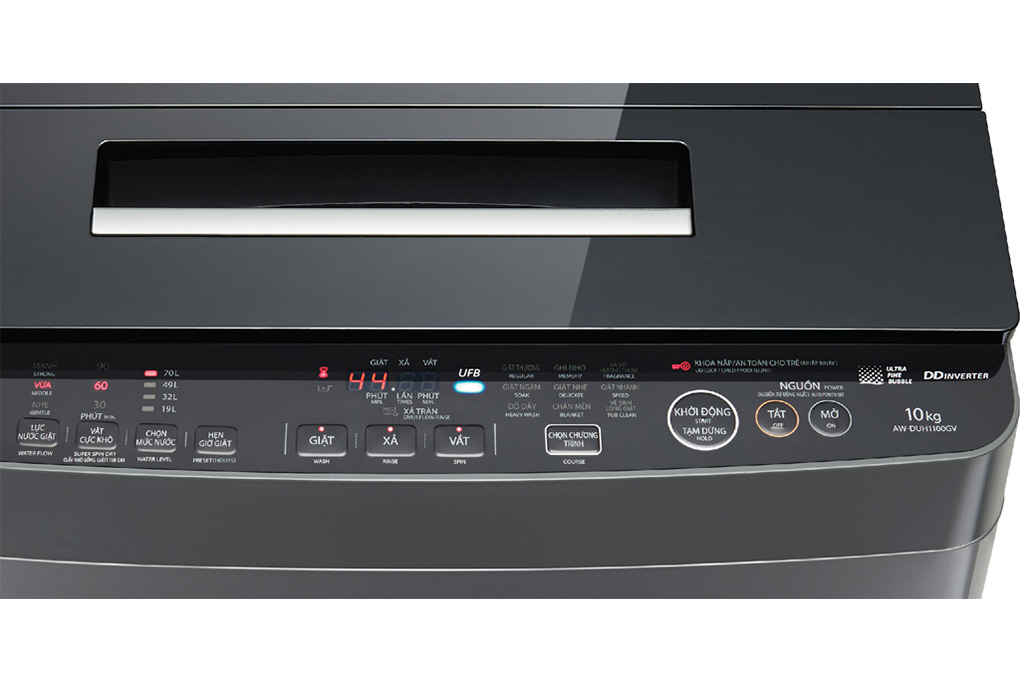 Máy giặt lồng đứng Inverter Toshiba 10kg AW-DUH1100GV