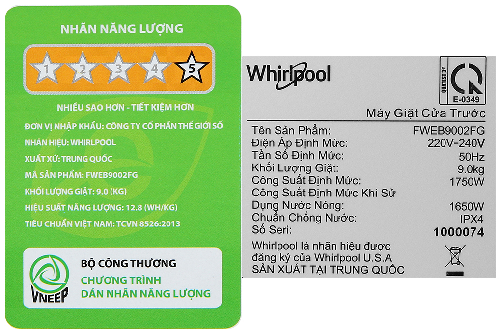 Máy giặt cửa trước  