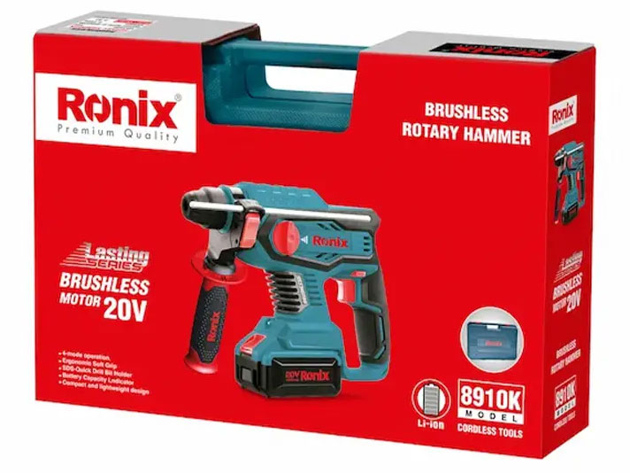 Máy khoan búa pin 20V/4.0Ah Ronix 8910K