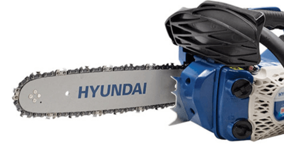 Mắt xích của cưa Hyundai HD 3000 sắc bén, độ bền cao