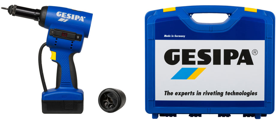 Gesipa FIREFOX 2 kèm hộp nhựa Súng rút rive bằng pin Gesipa FIREFOX 2