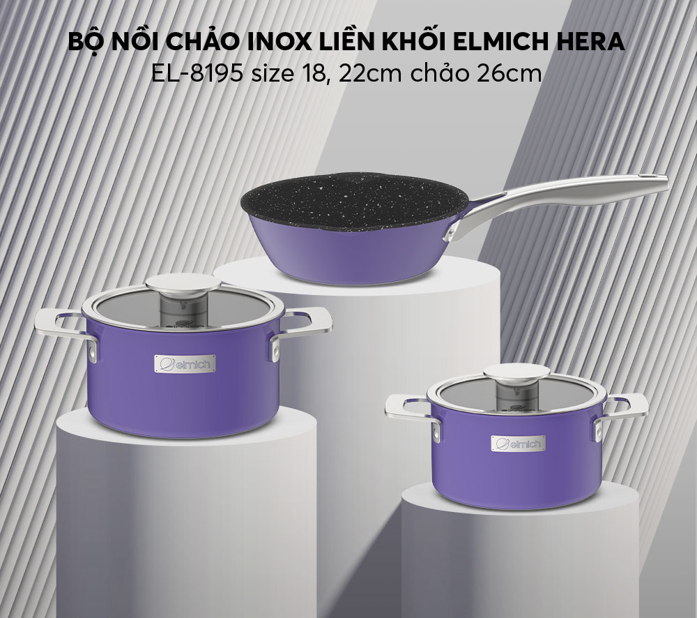 Chảo và nồi làm từ inox