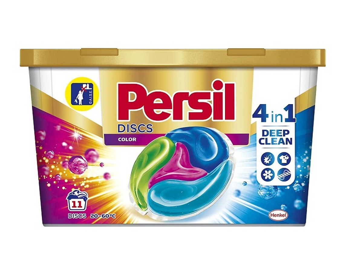 Viên giặt xả Persil kháng khuẩn 4 trong 1 11WL (Hộp 11 viên)