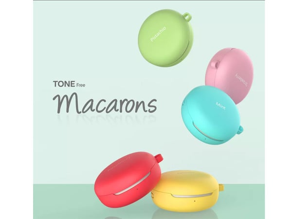 Hình ảnh hộp đựng tai nghe LG Tone Free Macarons case lemon