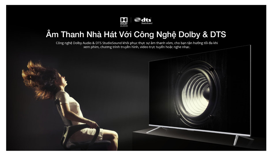 Âm thanh nhà hát với công nghệ Dolby DTS 