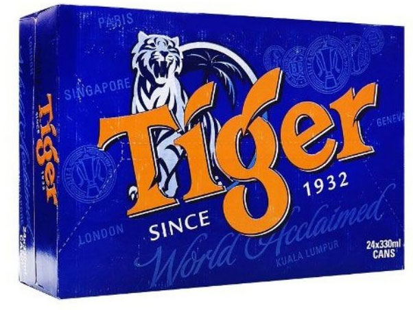 Thùng 24 lon bia Tiger 330ml