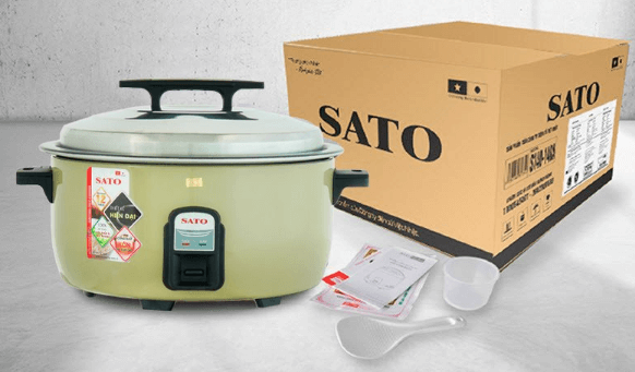 Phụ kiện của nồi cơm điện công nghiệp Sato Q12 12 lít 