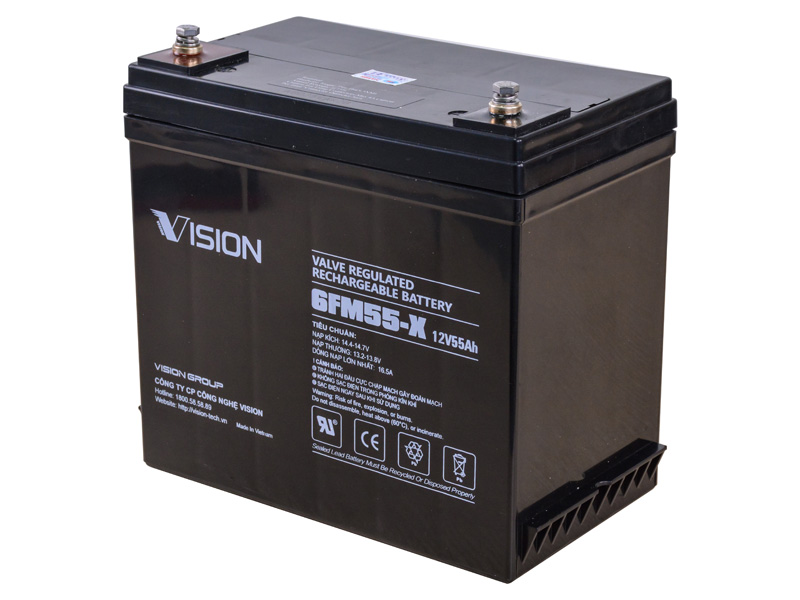 Ắc quy Vision 6FM55-X 12V 55Ah