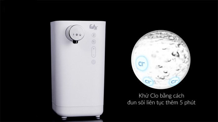 Máy có chức năng khử clo