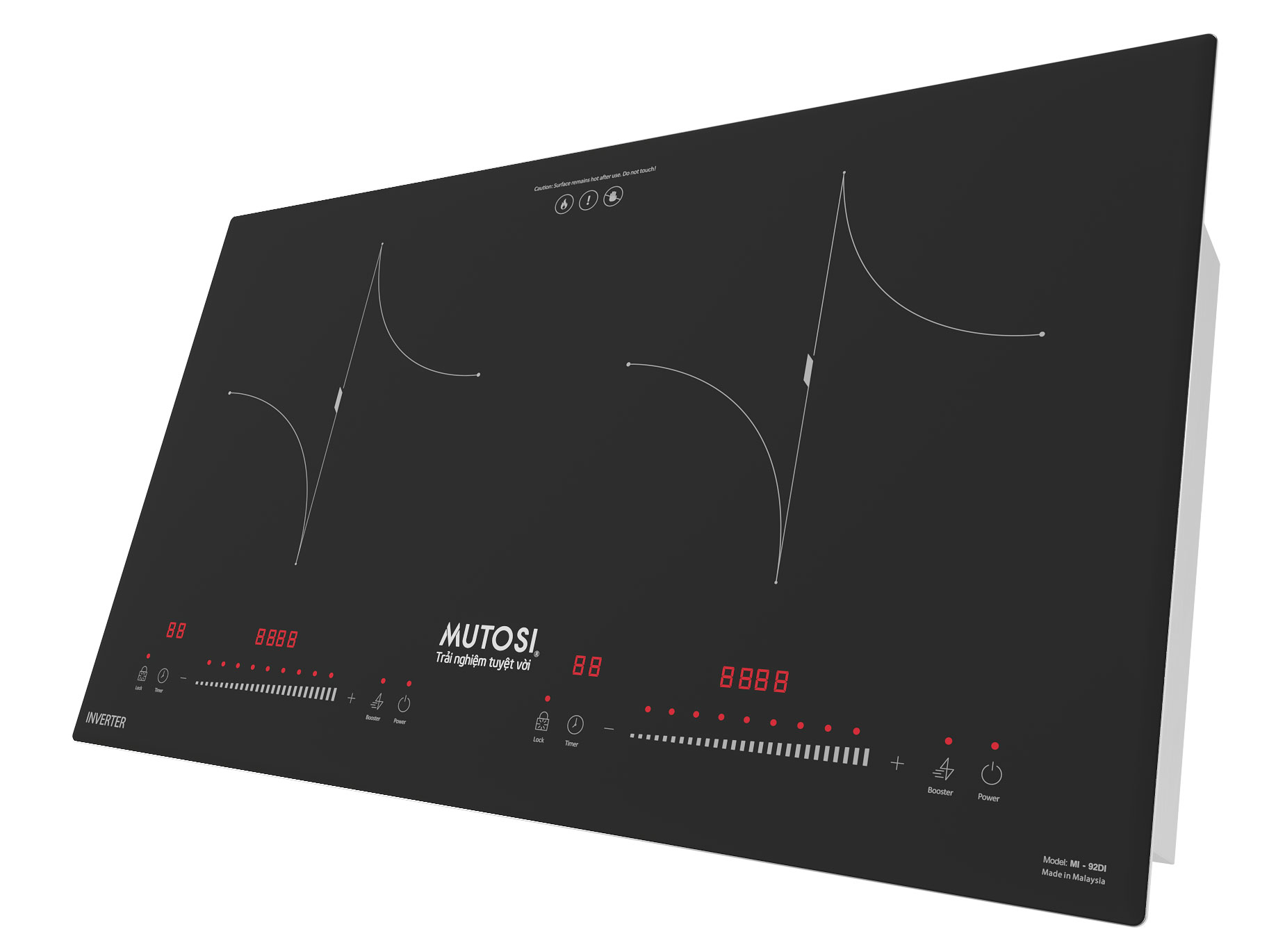 Bếp từ đôi Mutosi MI-92D