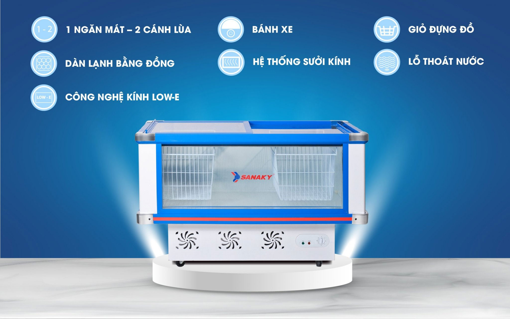 Tủ mát Sanaky VH-299K