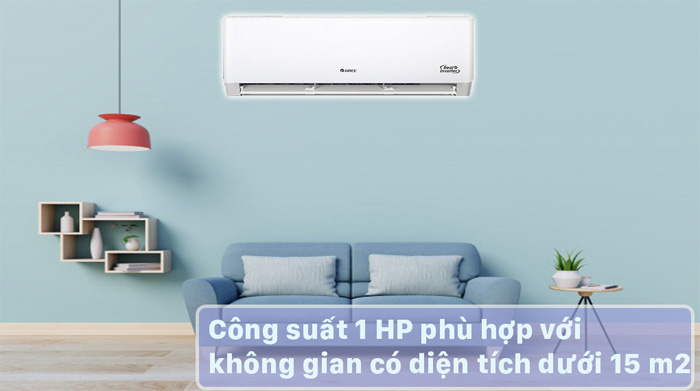 Phù hợp với diện tích <15m2