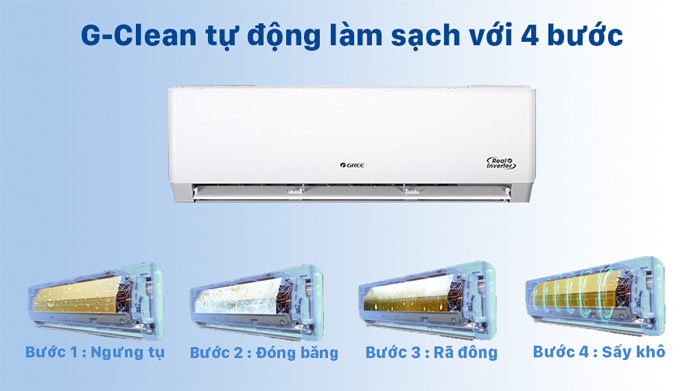 Chế độ tự động làm sạch dàn lạnh