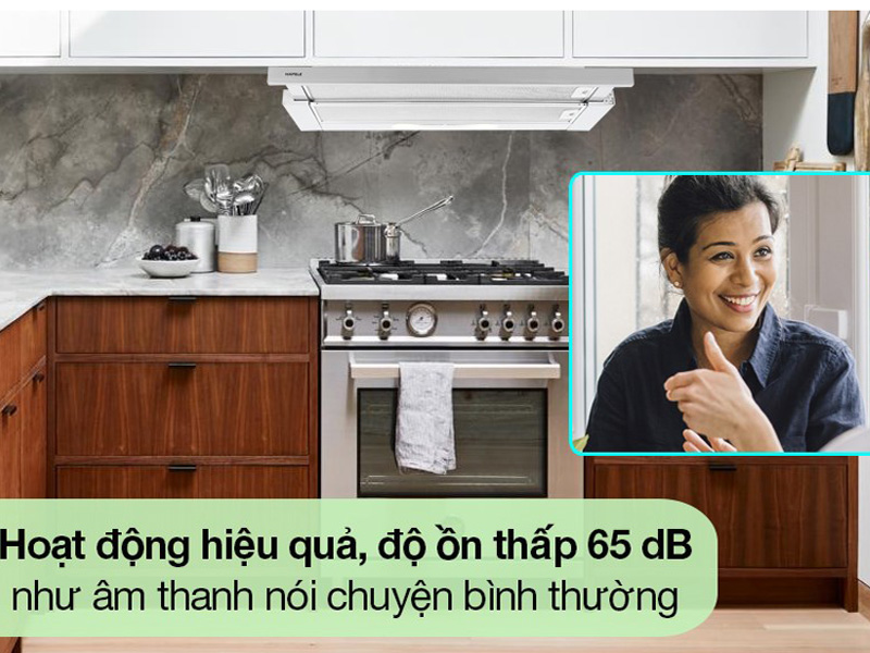 Máy hoạt động êm không tạo tiếng ồn lớn