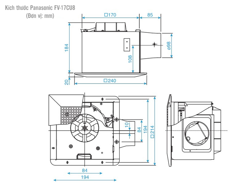 Panasonic FV-17CU8