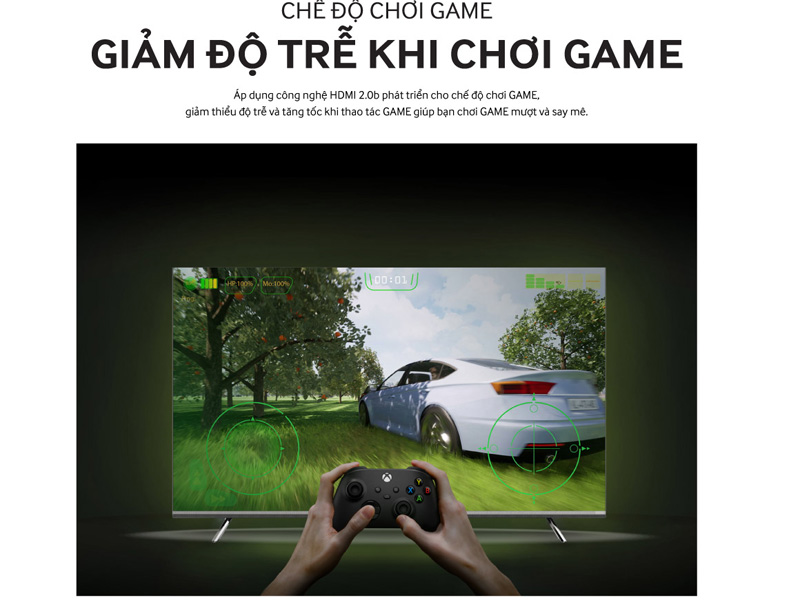 Coex TV 65UT7000XG có khả năng giảm độ trễ khi chơi game