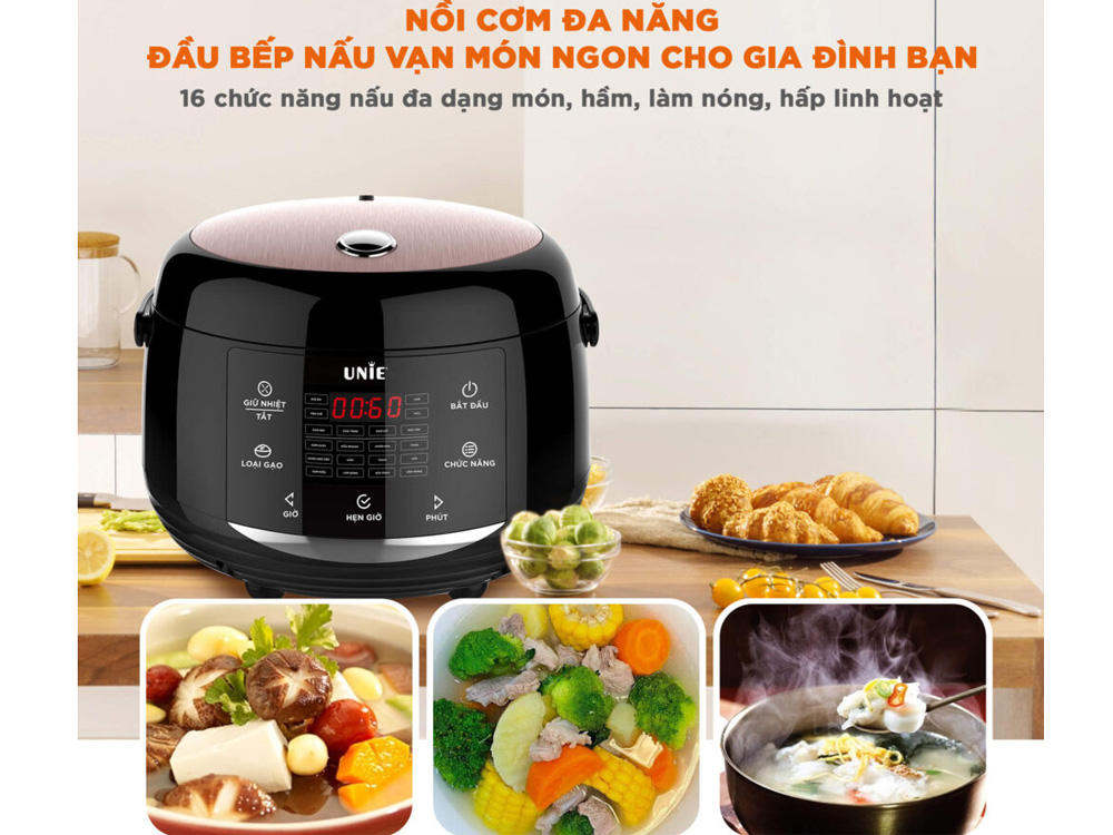 Tích hợp 16 chế độ nấu khác nhau