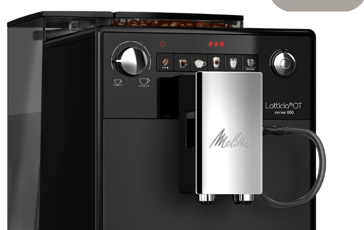 Máy Melitta Latticia OT cho phép bạn điều chỉnh độ đậm, nhạt, độ mịn