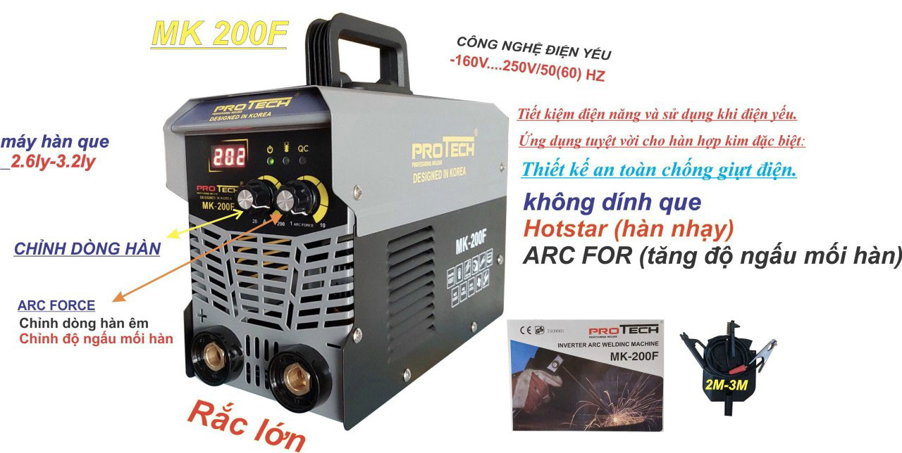 Máy hàn hồ quang Protech MK200F